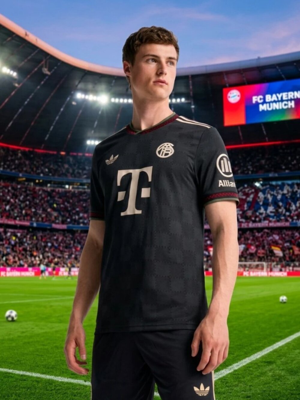 Adidas FC Bayern Munich 2025/26 Authentic Third Soccer Jersey KE6801 Size Medium